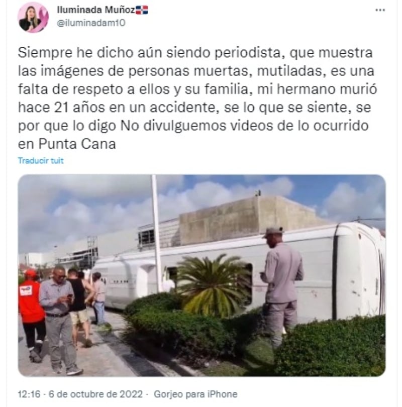 Reportan accidente de autobús en República Dominicana