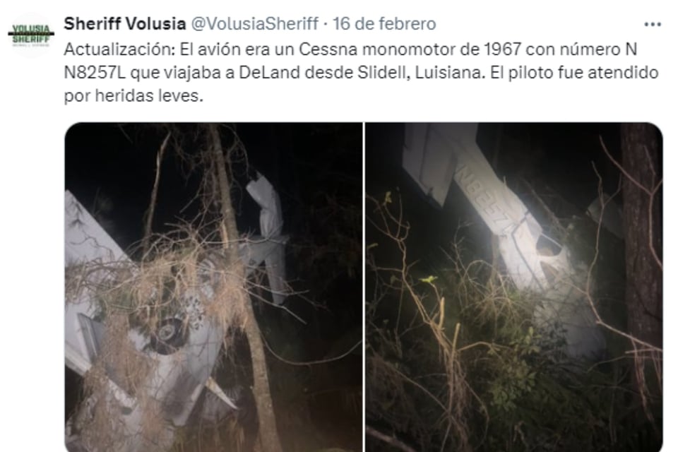 plane crash, florida, seguridad, rescate, mundonow