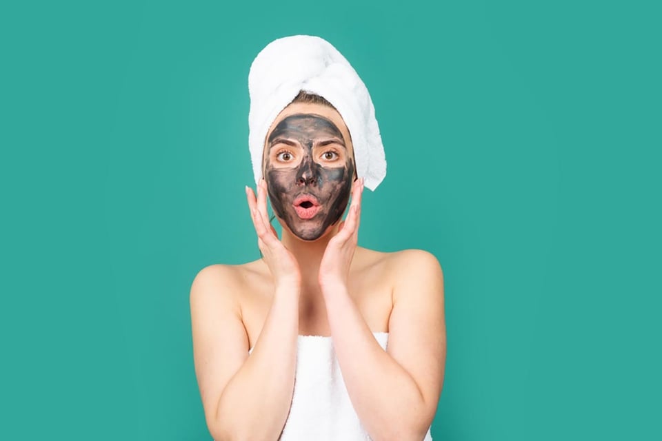 Charcoal, face masks, cosmetology, dermatology, beauty