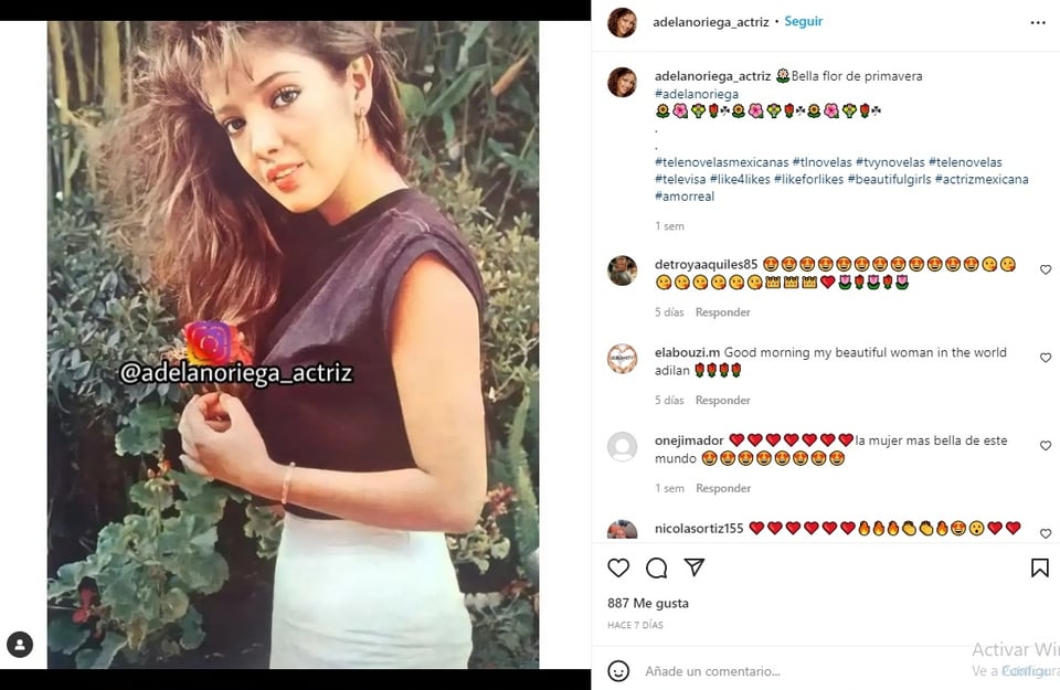 Las fotos más candentes de Adela Noriega