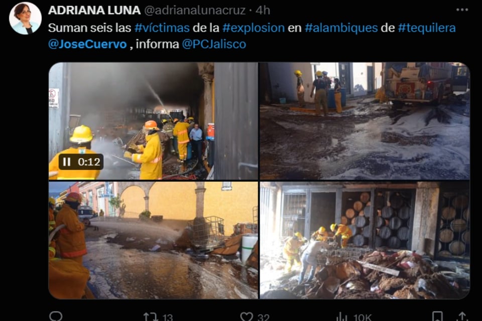 Tequila, accidente, José Cuervo, Tequila, Explosión, muertos, MundoNOW