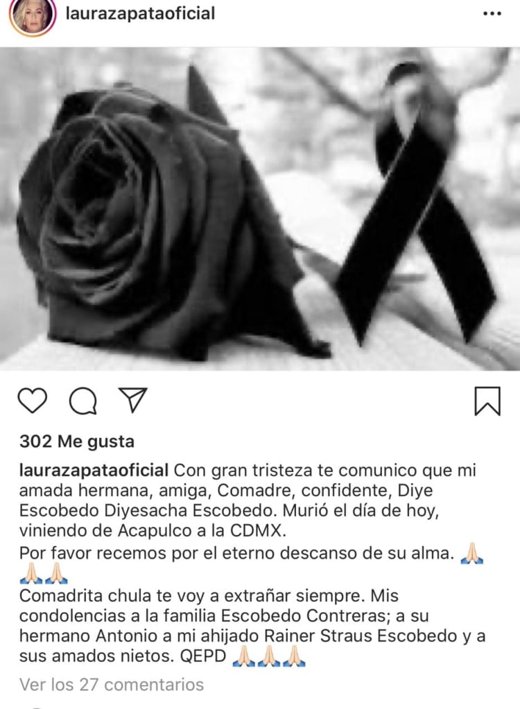 Laura Zapata mourning 1