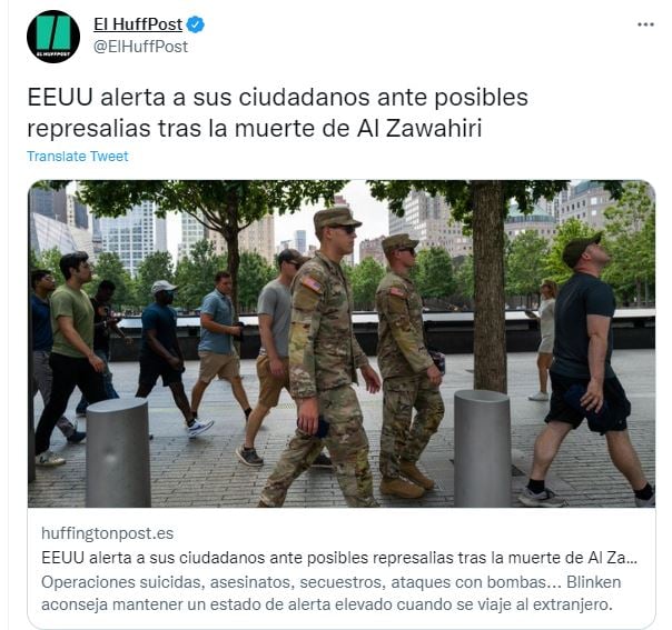 La condición que puso Biden para acabar con Al Zawahiri