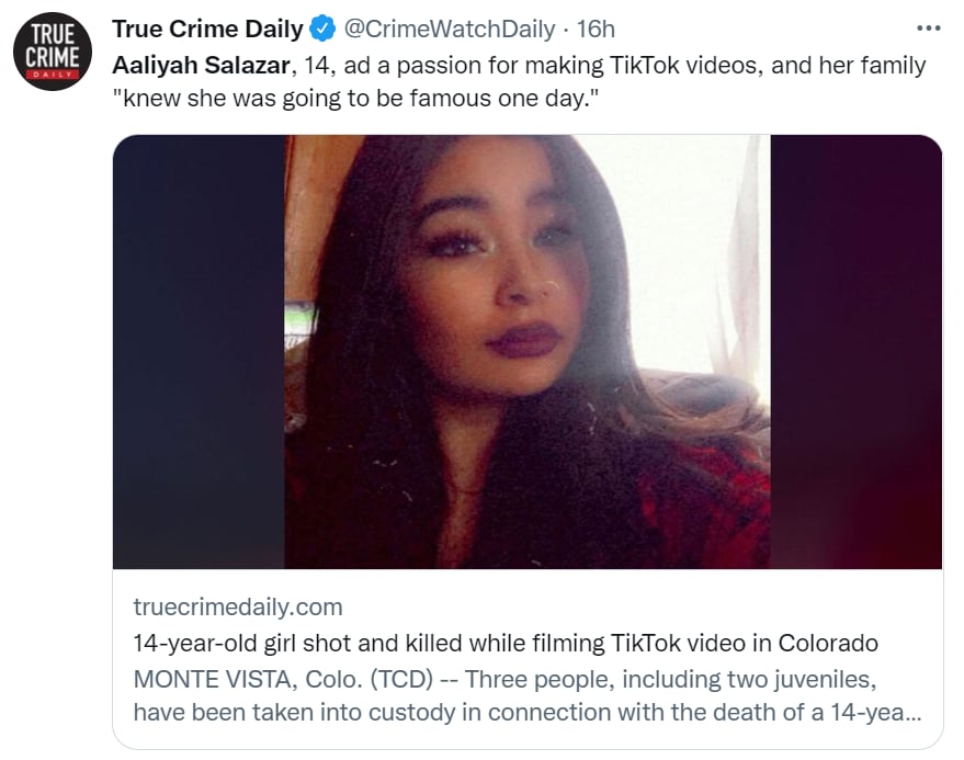 Muere balazo TikTok Colorado