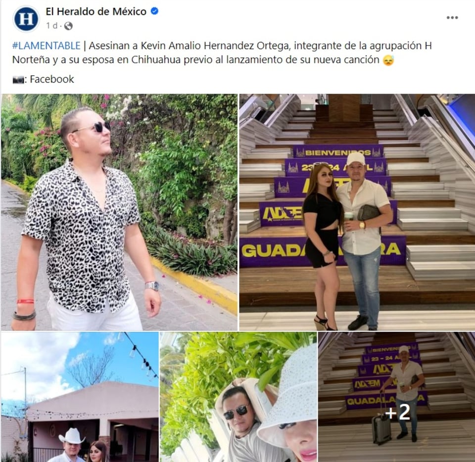 wife, son, stepchildren, mother-in-law, stepchildren H Norteña singer