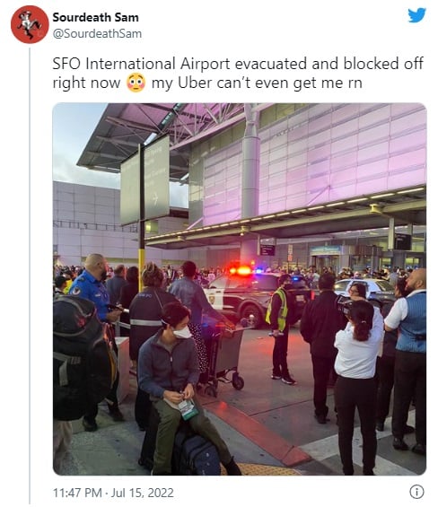Amenaza de bomba aeropuerto de San Francisco