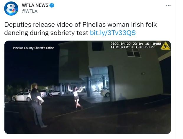 Con pasos de ballet y danza irlandesa intentó aprobar la prueba de DUI