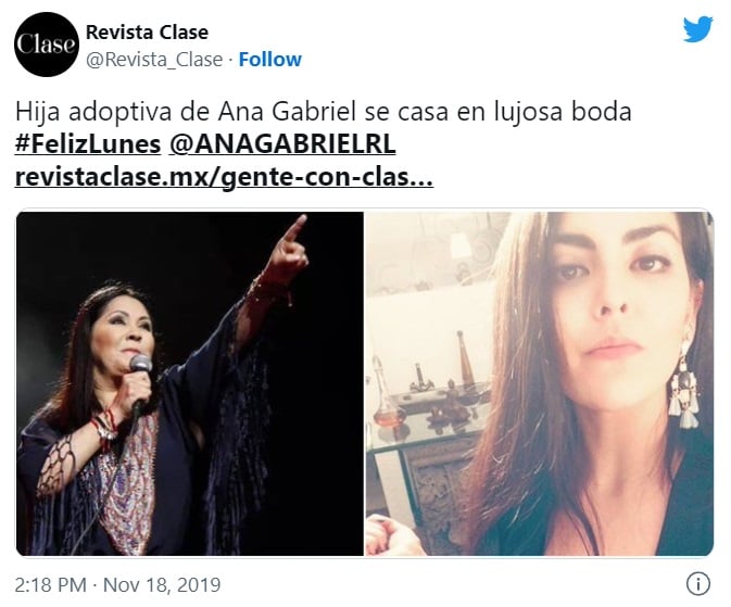 ¿Quién es Diana Alejandra para Ana Gabriel?