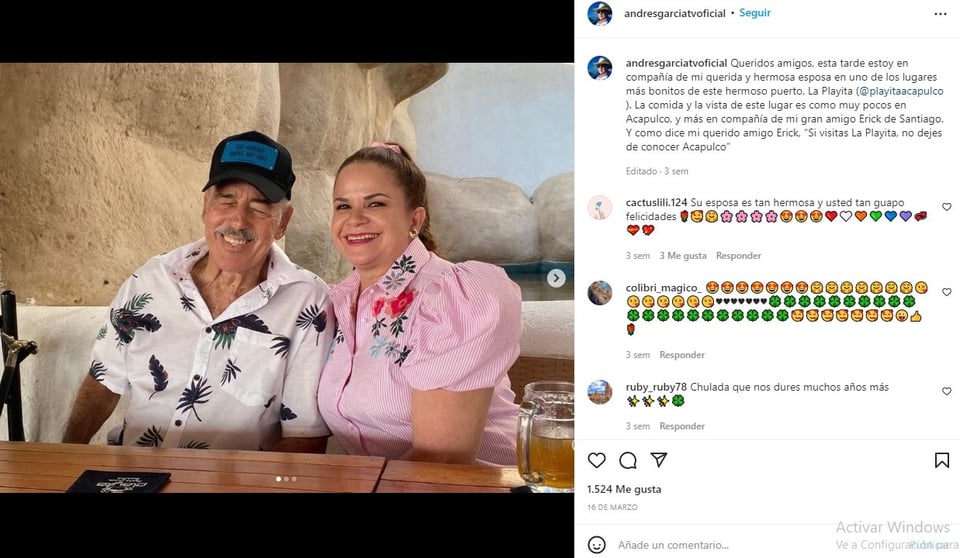 Andrés García hospitalized: Was he already sick?