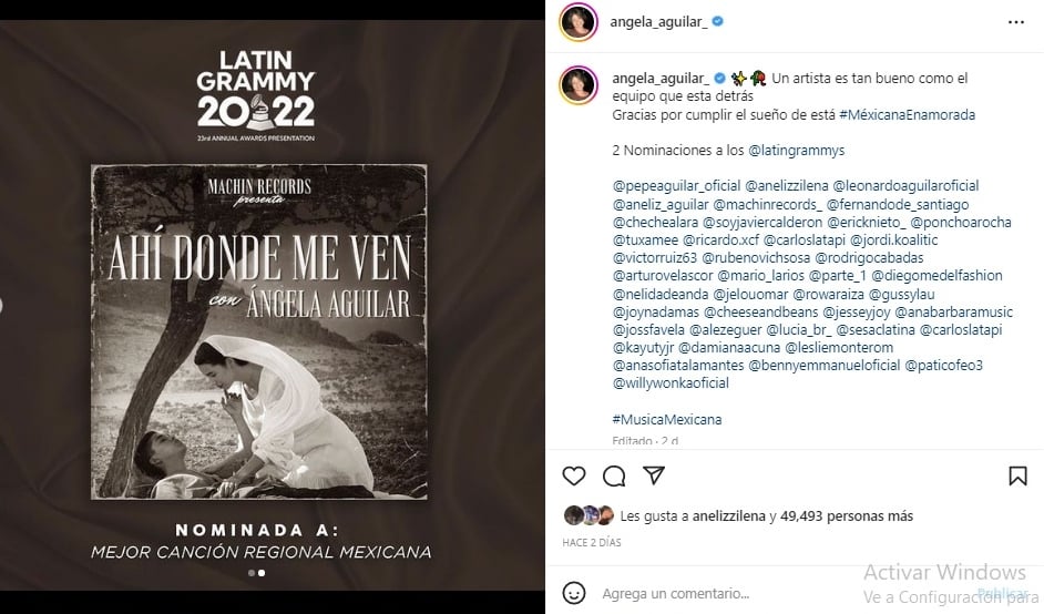  Cuéntame acerca de esta canción "Ahí donde me ven" y para ti ¿qué significa esta canción que esté nominada?