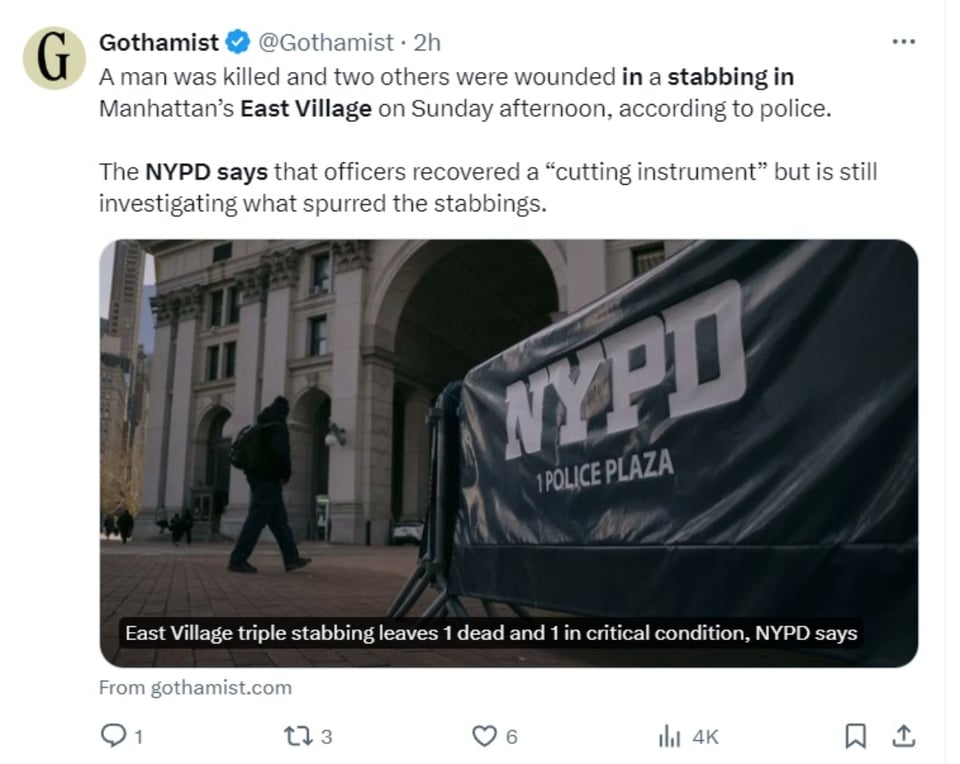 East Village stabbing, Bellevue Hospital, police, injured, MundoNOW