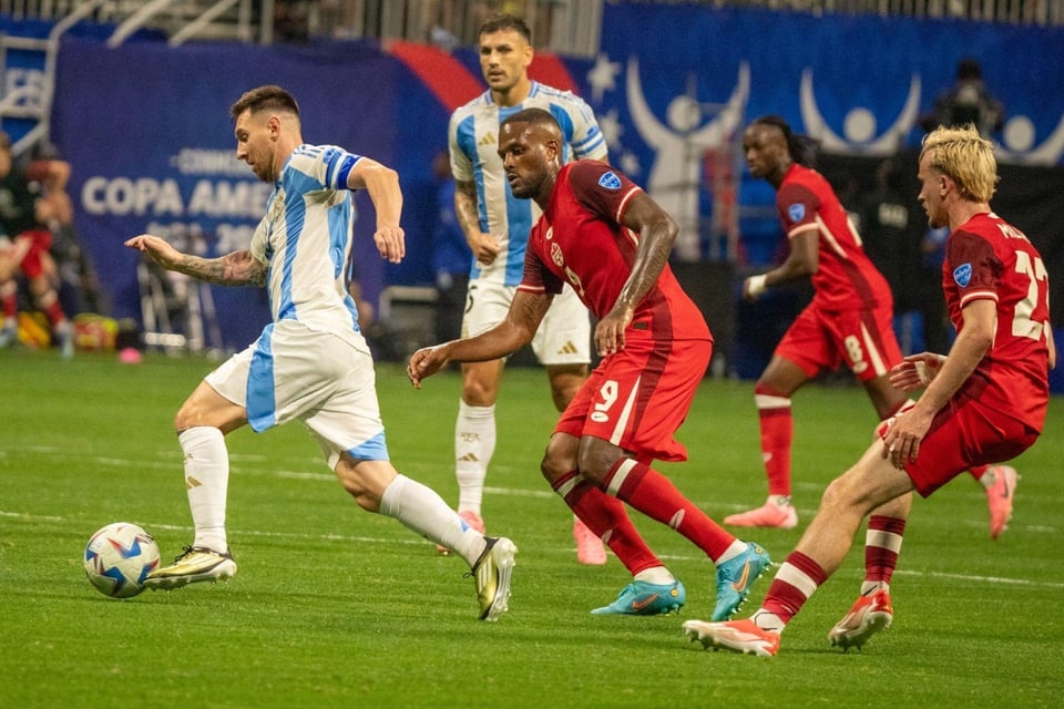Argentina beats Canada 2-0 in its debut in the Copa América