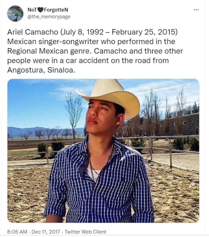 Estaba en lo más alto de su carrera