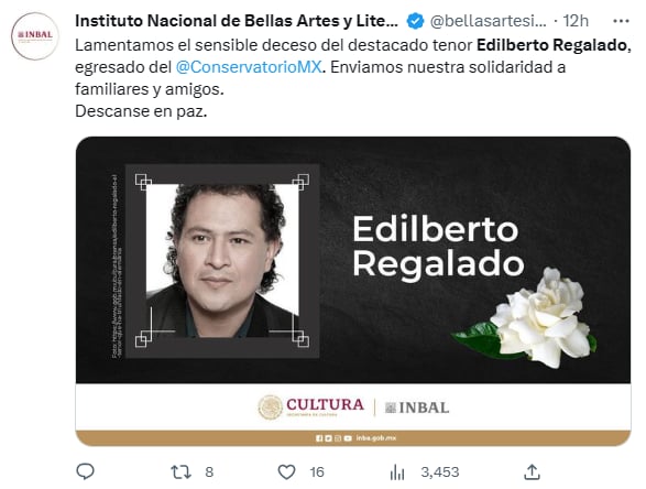 Luto espectáculo México