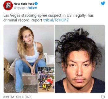 hispano atacó a cuchillazos en Las Vegas
