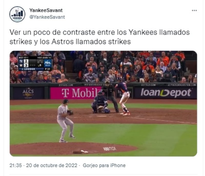Astros vencen a Yankees en el primero de la serie