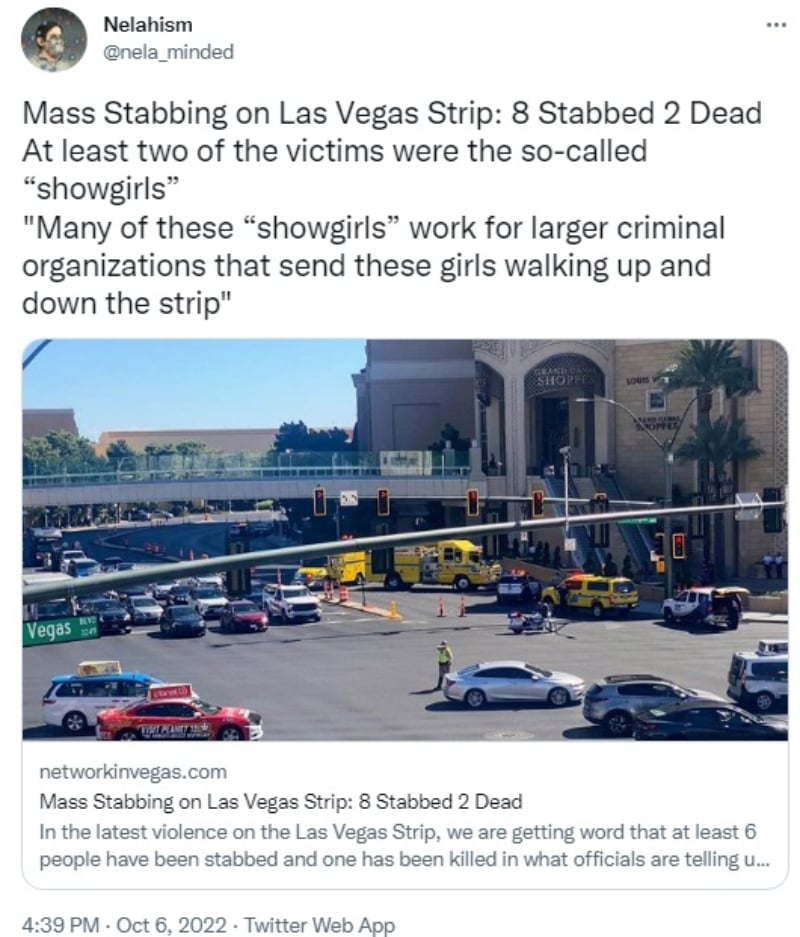 Apuñalamiento masivo Las Vegas: Hubo múltiples heridos