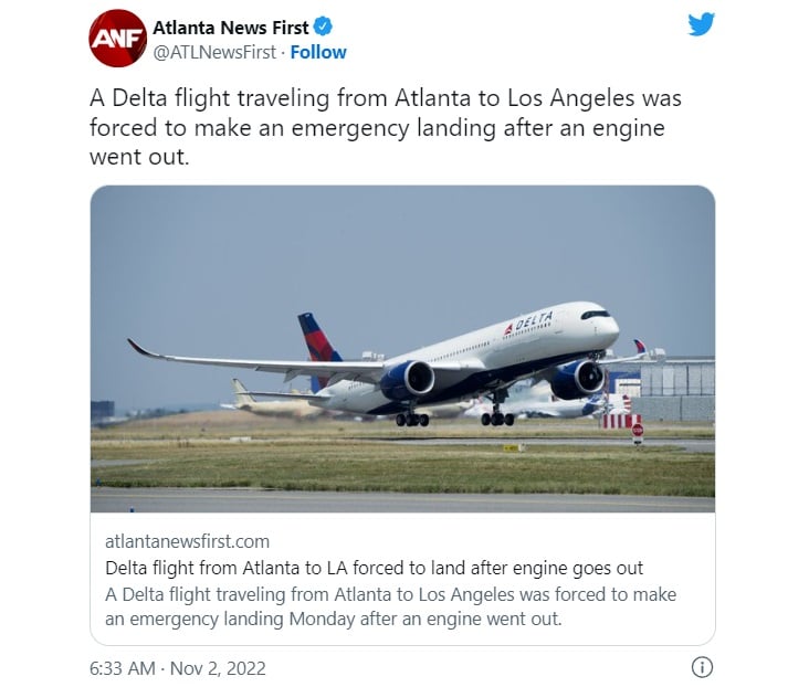cabin smoke plane emergency landing