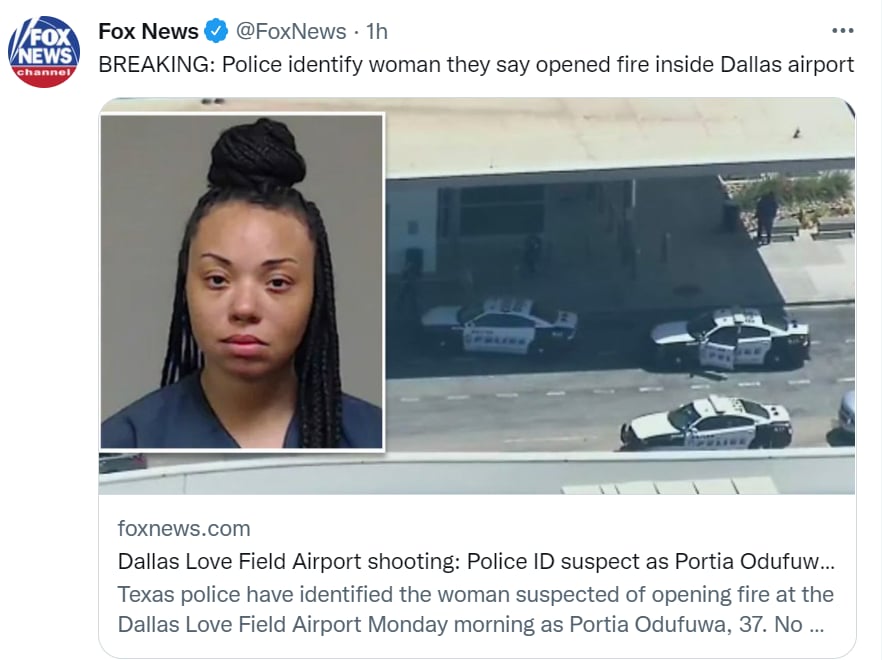 Tiroteo aeropuerto Dallas