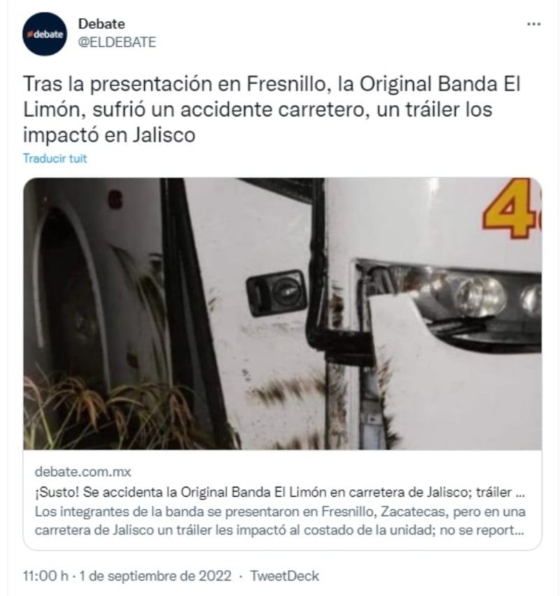 Habían sufrido otro percance