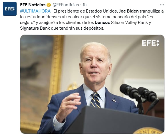 Joe Biden bancos seguros