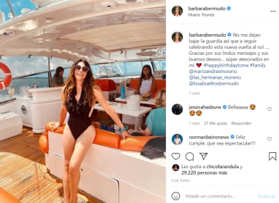 Bárbara Bermudo surprises her great body in a hot swimsuit