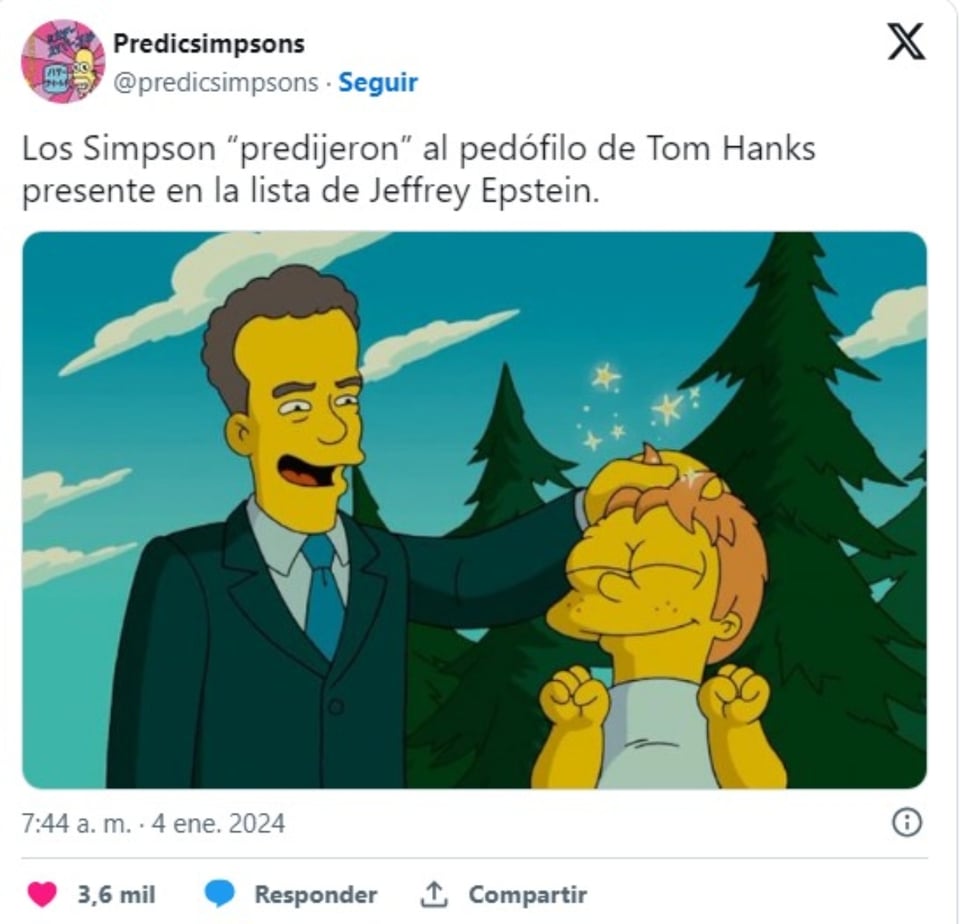 Los Simpson, episodios, predicciones, Jeffrey Epstein, celebridades,