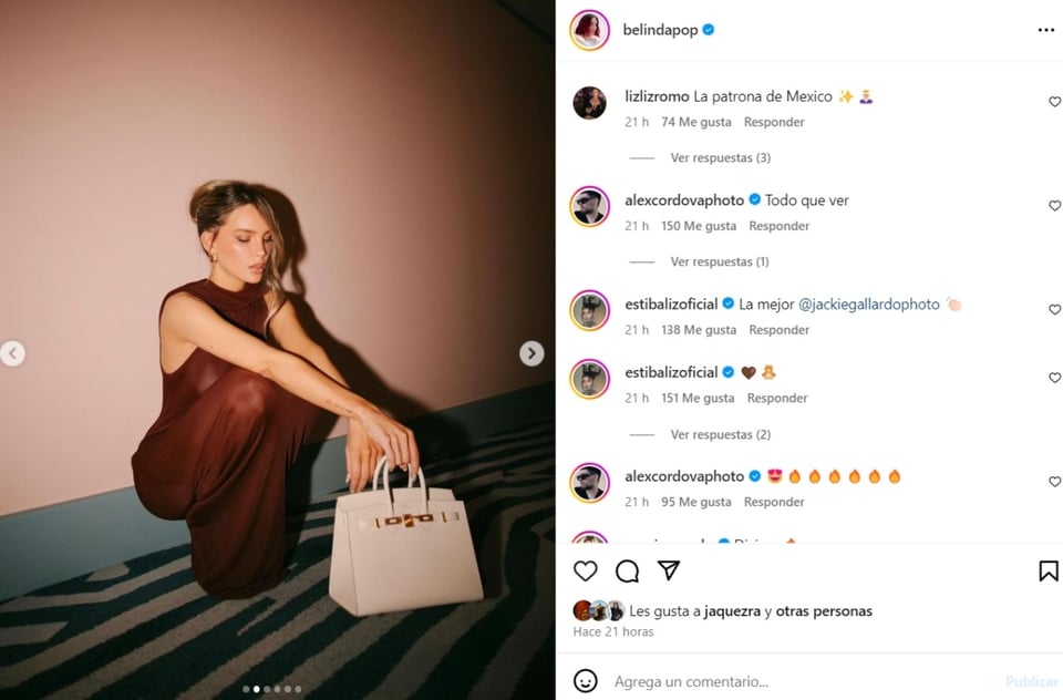 Belinda Ángela Aguilar, Birkin, Hermès, bolsa de lujo, MundoNOW