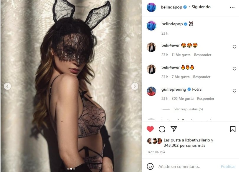 Belinda conejita Playboy: Eleva la temperatura
