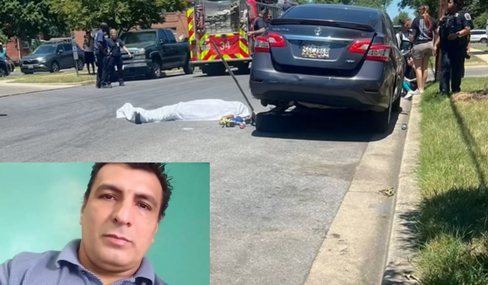 Hispano muere al caerle su auto encima mientras cambiaba una llanta