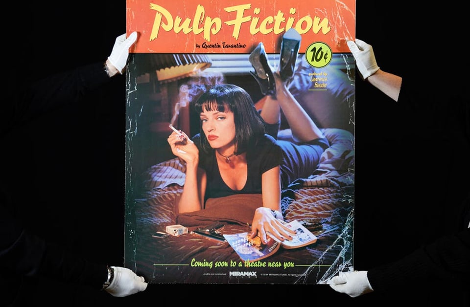 Pulp Fiction, cartel, Quentin Tarantino, cine, MundoNOW