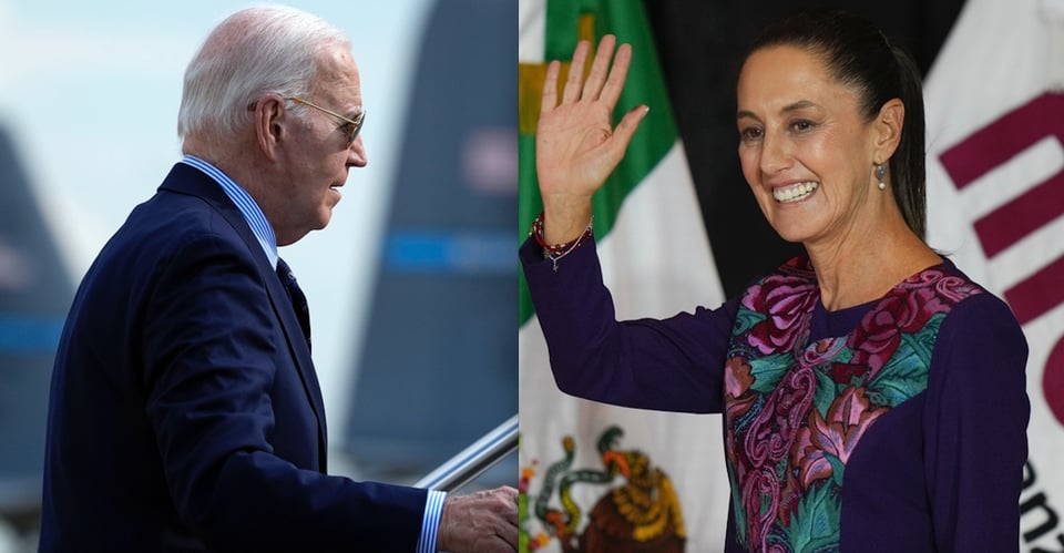 Biden llama por teléfono a Claudia Sheinbaum y ella dice qué hará cuando sea presidenta