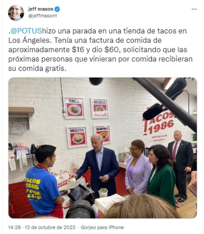 Paga la cuenta de próximo cliente