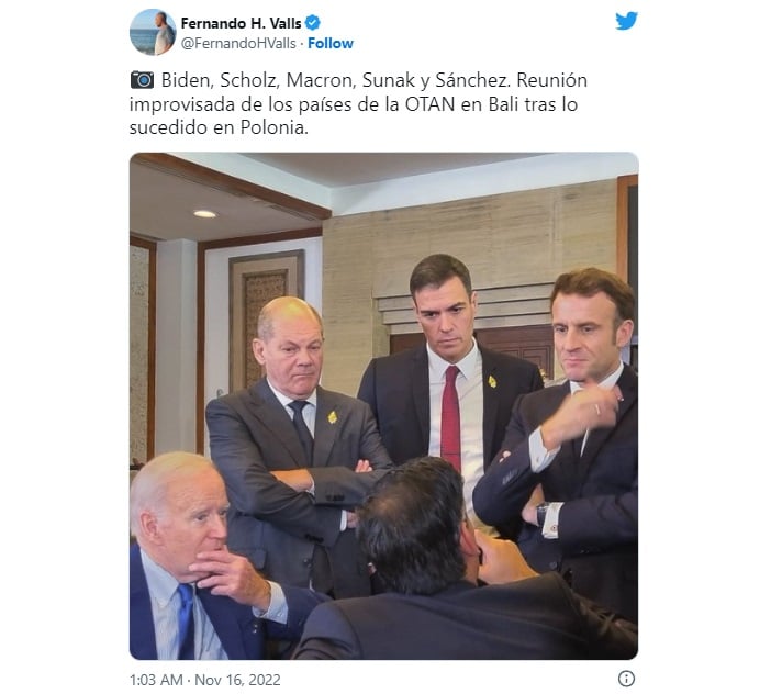 Biden ofrece su ayuda a Polonia ante supuesto ataque ruso
