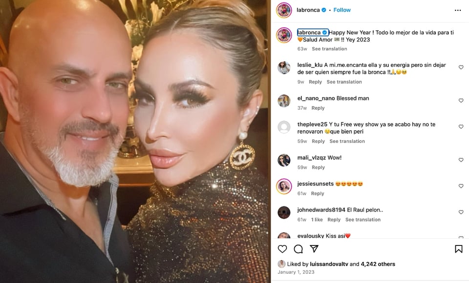 La Bronca and Assi Luskey, social networks, Facebook, message, MundoNOW