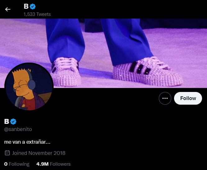 Bad Bunny cerró todas sus redes sociales