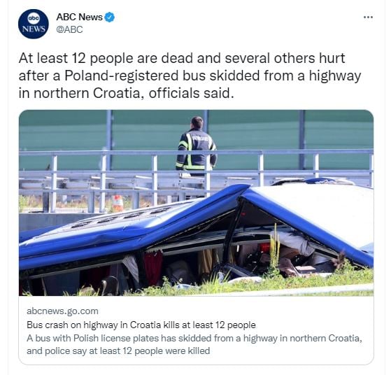 ¿Cuál era el destino del autobús?