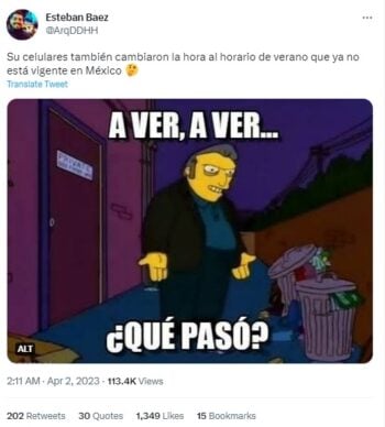 Cambia horario de verano 2023