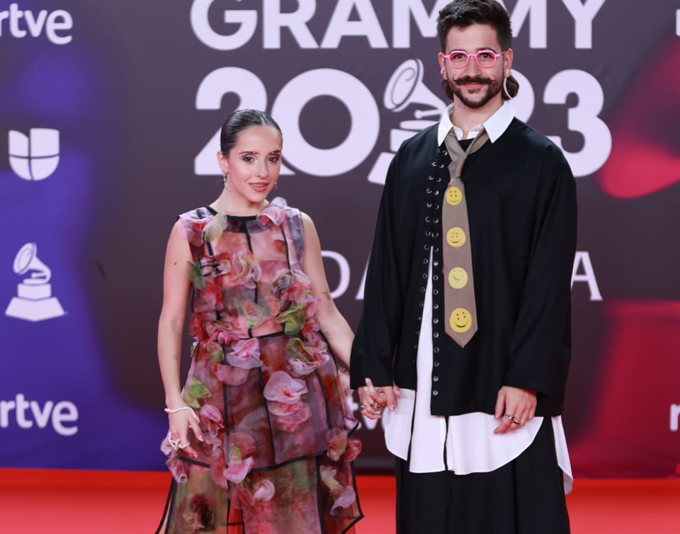 Camilo, Eva Luna, Alfombra roja, Latina Grammy, cantante