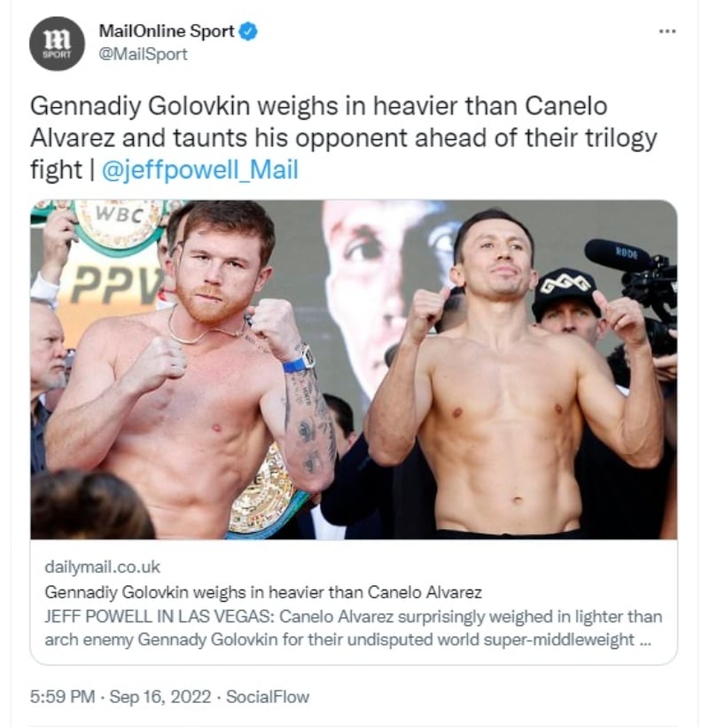 Todo listo para la tercer pelea