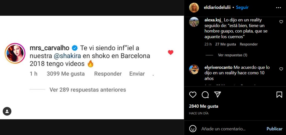 Michelle Carvalho threatens Piqué with publishing videos where he is unfaithful to Shakira