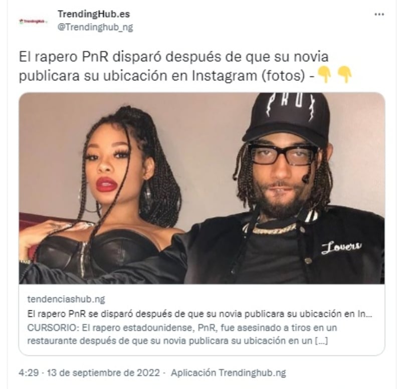 ¿Quién es la novia del rapero?