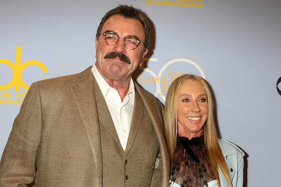 Tom Selleck, Jillie Mack, actor, facial hair, Hollywood