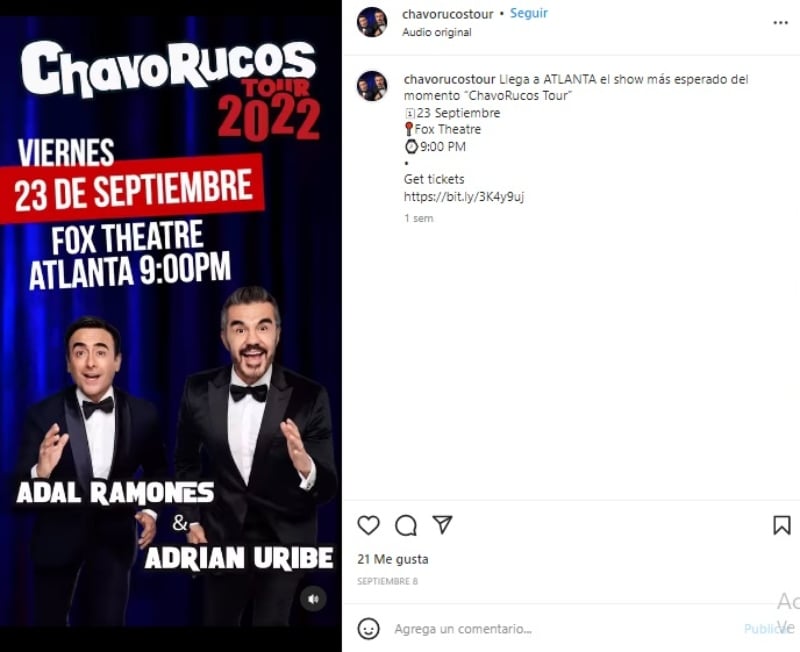 Adrián Uribe y Adal Ramones presentan ChavoRucos Tour
