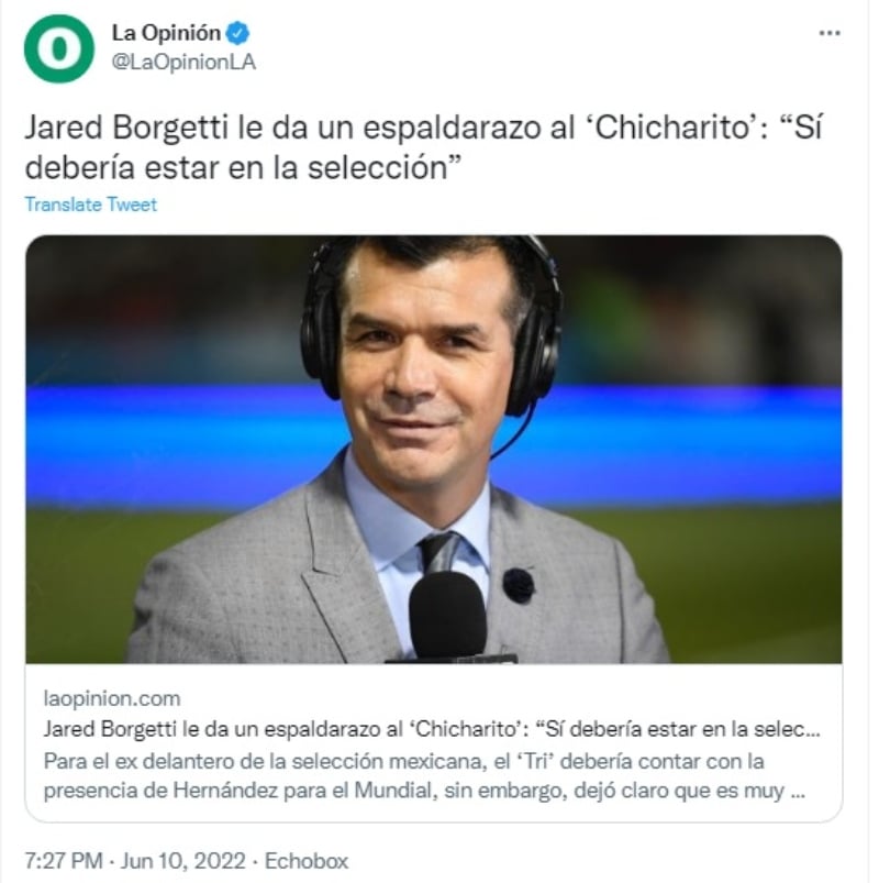 "Si me preguntas si tiene que estar"
