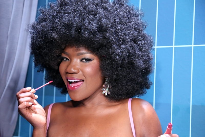 lipstick, moda, entrevistadora, show