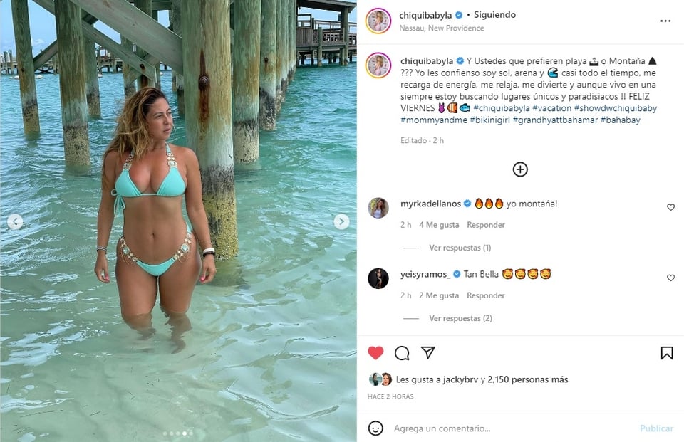 " Soy sol, arena y mar casi todo el tiempo"