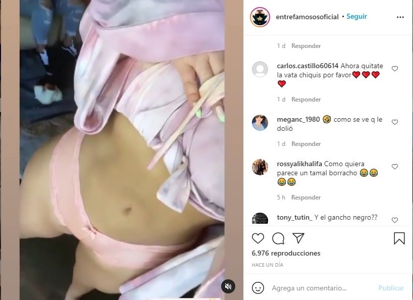 daughter Jenni Rivera Chiquis Rivera bata panties 2