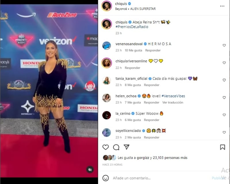 Chiquis reacciona 'sorprendida' al ver a Mayeli Alonso