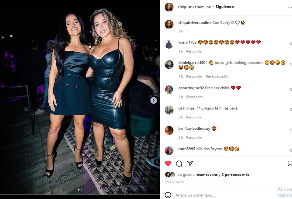Chiquis vestido cuero: ¿Opaca a Becky G?